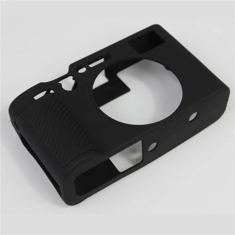Carcasa Protectora de Silicona a Prueba de Golpes para FUJIFILM X100V - Negro