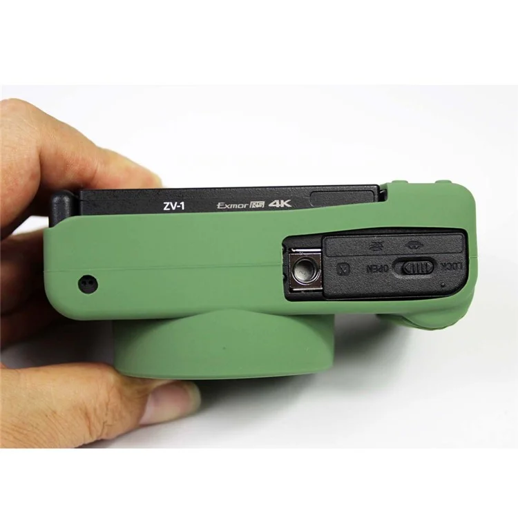 Soft Silicone Case for Sony ZV1 Camera - Green
