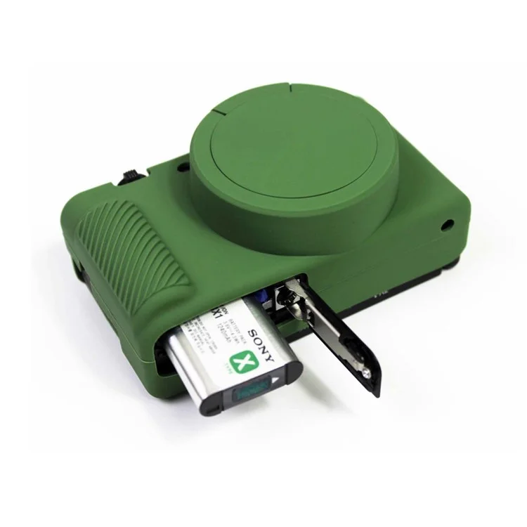 Soft Silicone Case for Sony ZV1 Camera - Green