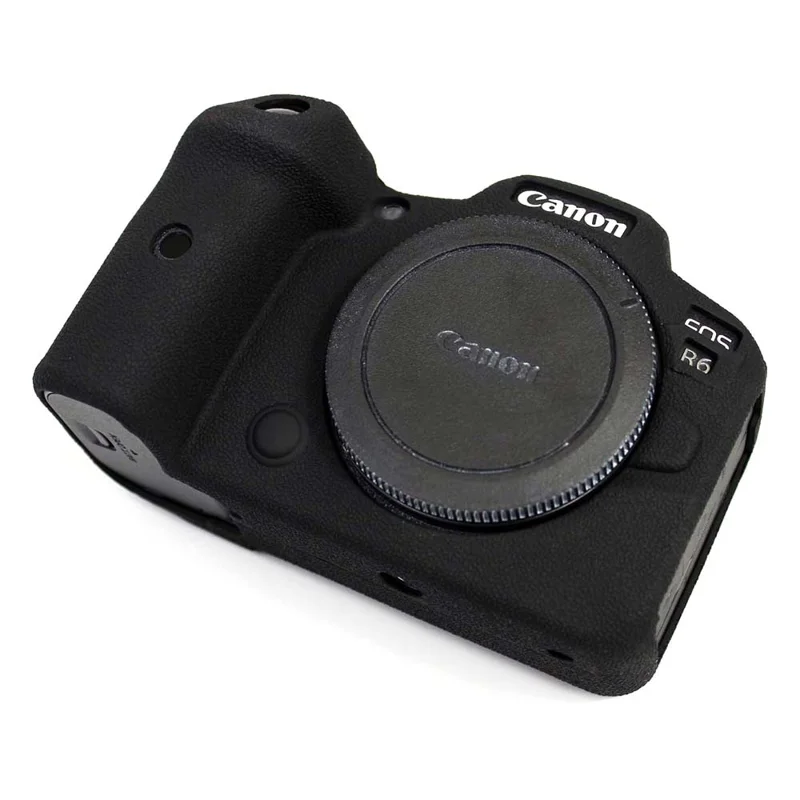 Blød silikoneskærm til Canon EOS R6-kamera - Sort