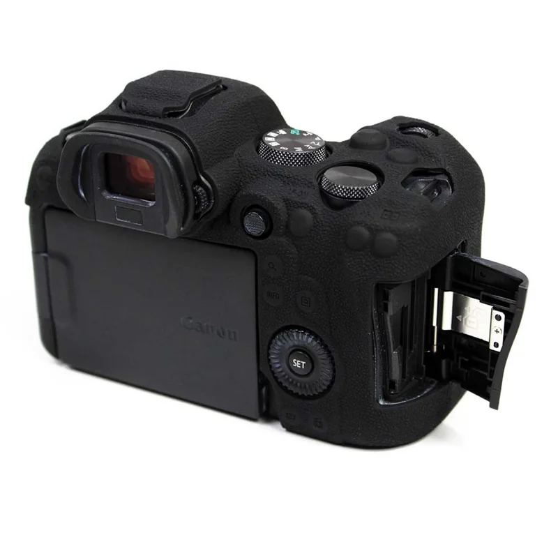 Blød silikoneskærm til Canon EOS R6-kamera - Sort