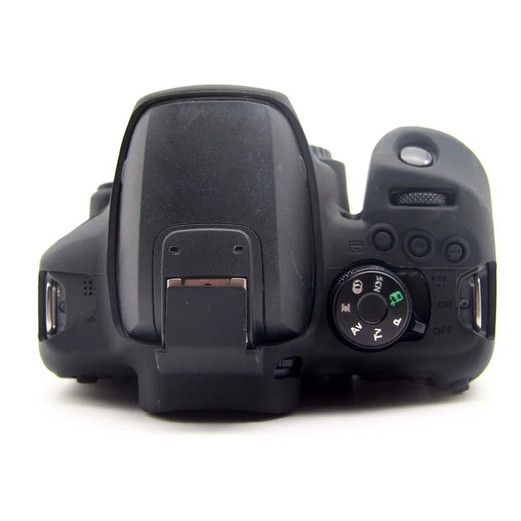Soft Silicone Protective Camera Case for Canon EOS 850D - Black