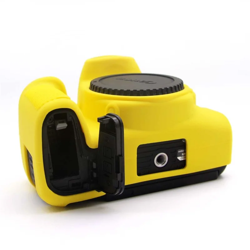 Capa de Proteção de Silicone Macio para Canon EOS 850D - Amarelo