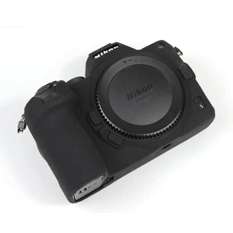 Soft Silicone Protective Camera Case Dustproof Shell for Nikon Z5 - Black