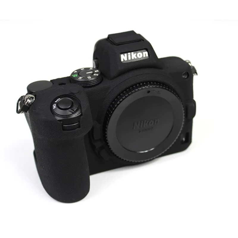Soft Silicone Protective Camera Case Dustproof Shell for Nikon Z5 - Black