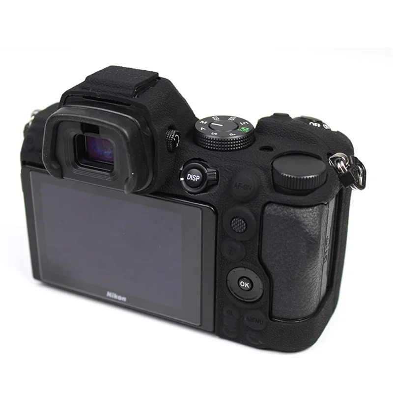 Soft Silicone Protective Camera Case Dustproof Shell for Nikon Z5 - Black