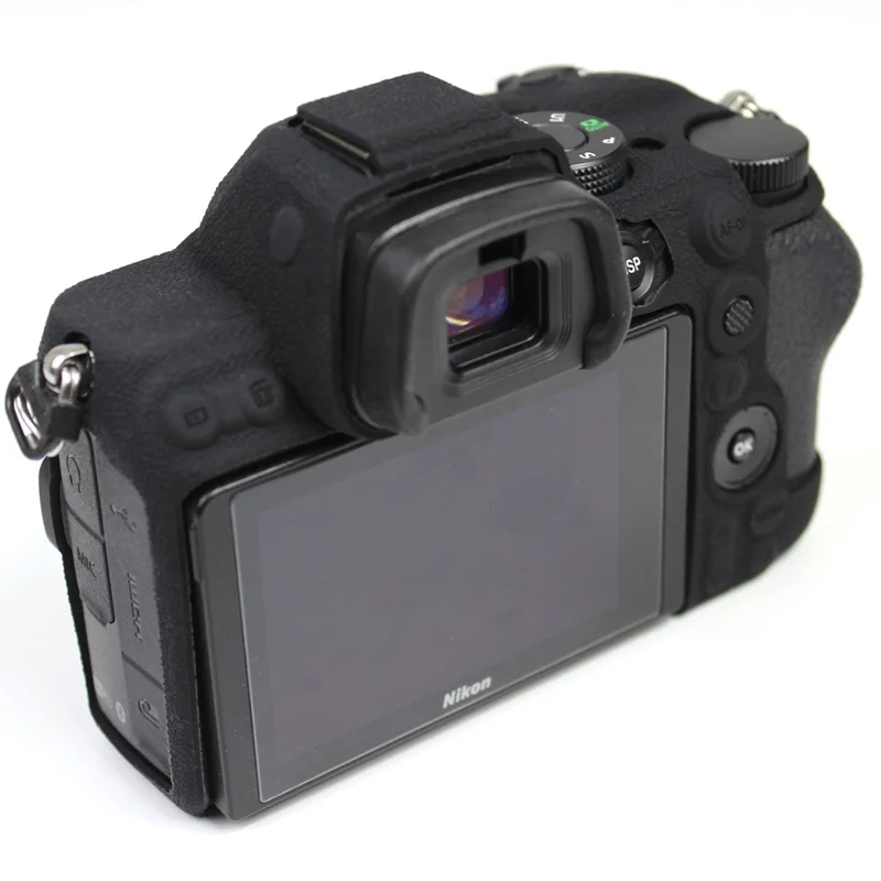 Soft Silicone Protective Camera Case Dustproof Shell for Nikon Z5 - Black