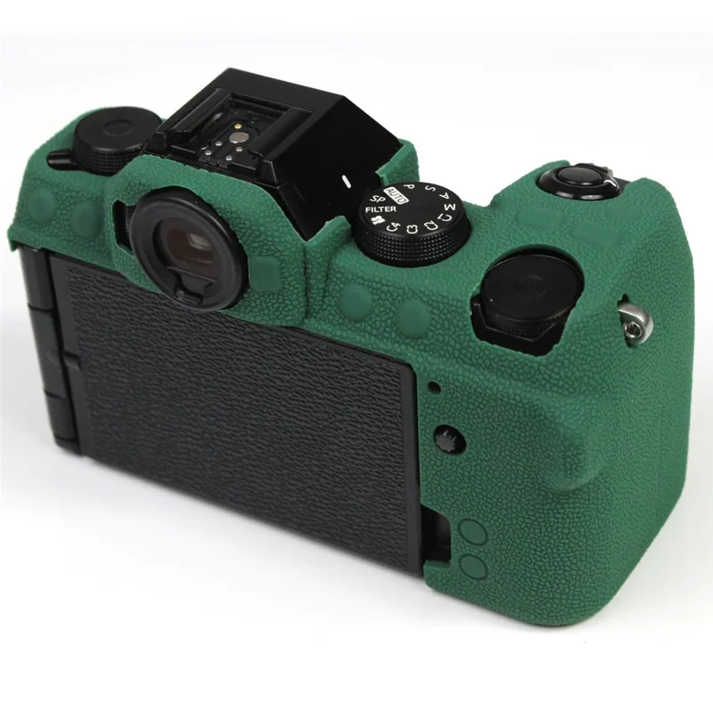Shockproof Silicone Camera Protective Case Skin Cover for Fujifilm X-S10 - Green