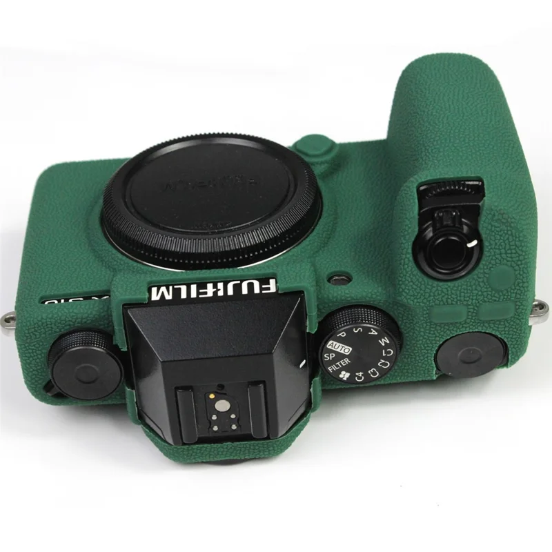 Shockproof Silicone Camera Protective Case Skin Cover for Fujifilm X-S10 - Green