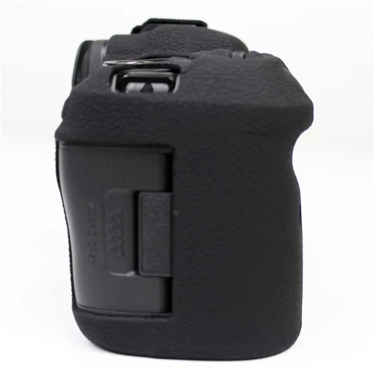 Soft Silicone Case Camera Protector Skin Bag Body Cover for Canon EOS R5 - Preto