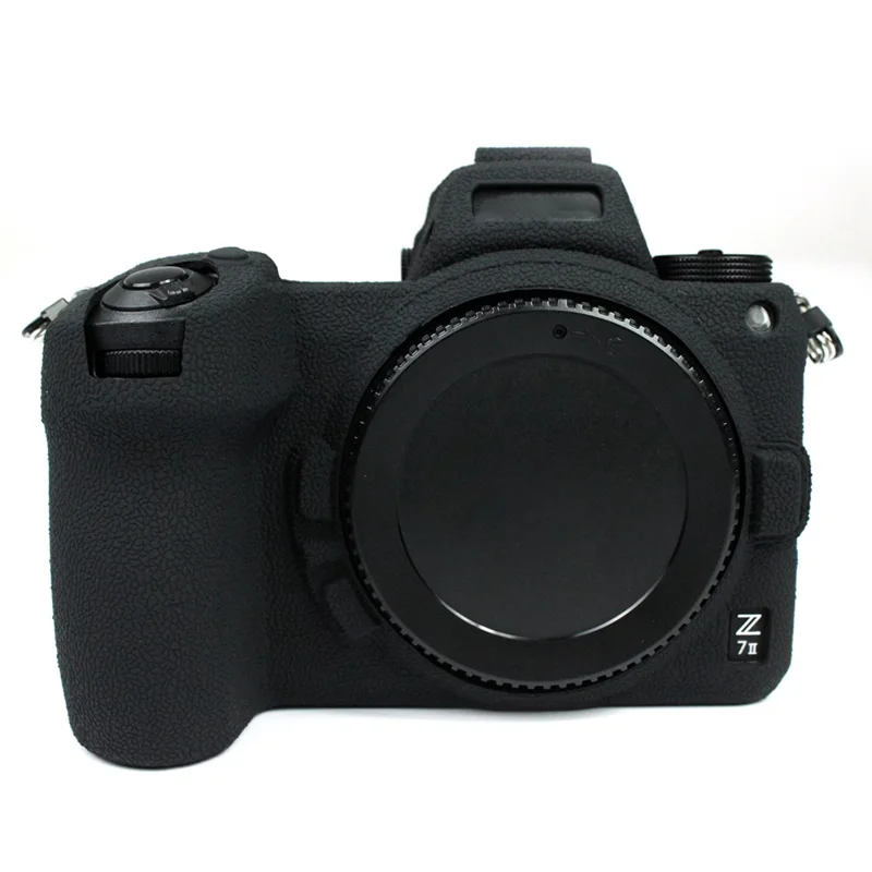 Soft Silicone Case Camera Protective Sleeve Cover for Nikon Z 6II/Z 7II - Black