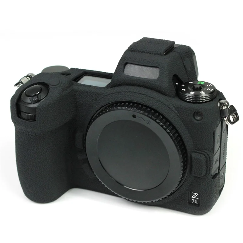 Soft Silicone Case Camera Protective Sleeve Cover for Nikon Z 6II/Z 7II - Black