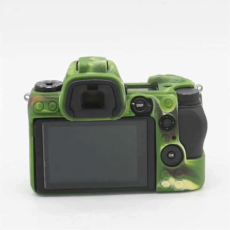 Litchi Texture Silicone Case Dustproof Camera Protective Sleeve Cover for Nikon Z6/Z7 - Camouflage