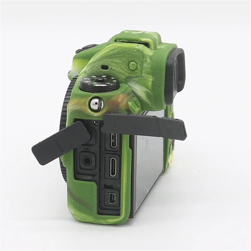 Litchi Texture Silicone Case Dustproof Camera Protective Sleeve Cover for Nikon Z6/Z7 - Camouflage