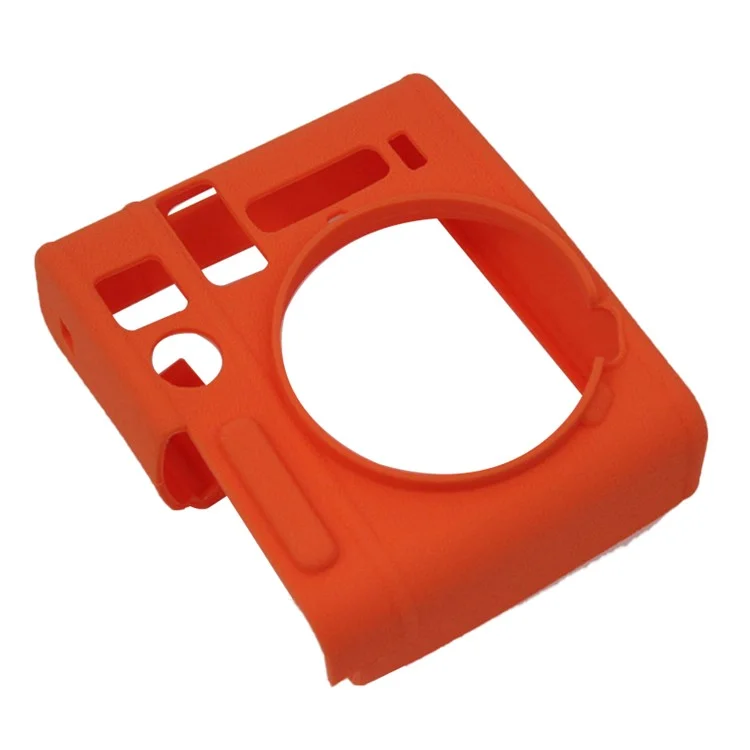 Soft Silicone Camera Case Protector Camera Body Sleeve Cover for Fujifilm Instax Mini 40 - Orange