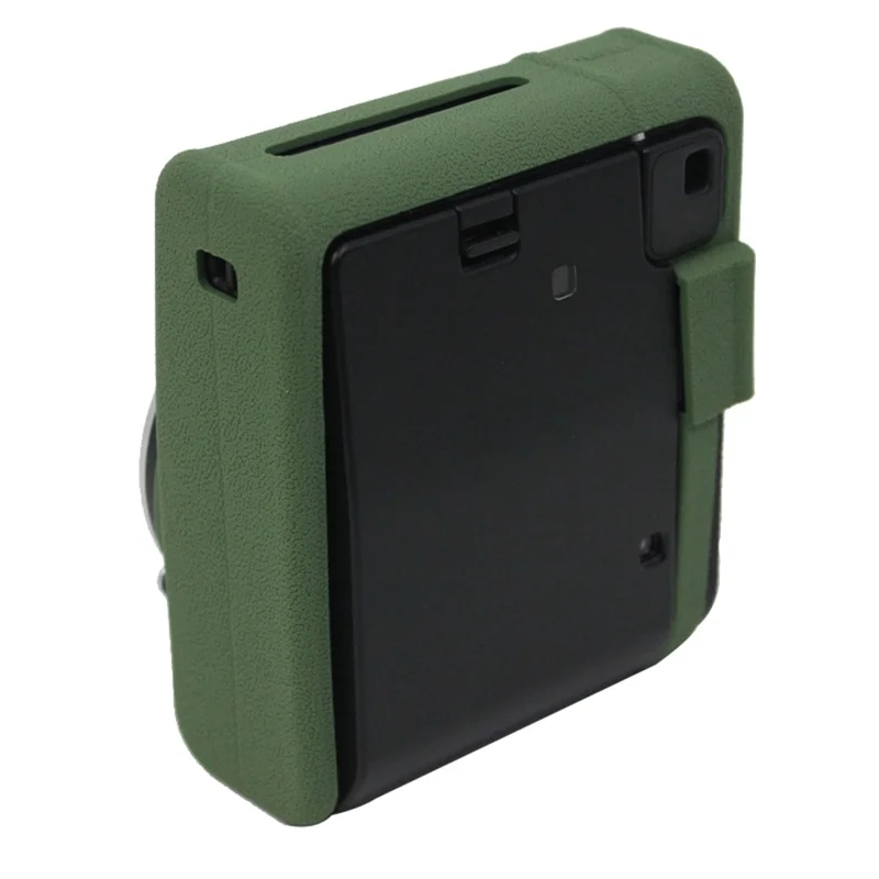 Étui de protection en silicone souple pour appareil photo Boîtier de caméra Housse de protection pour Fujifilm Instax Mini 40 - Vert foncé