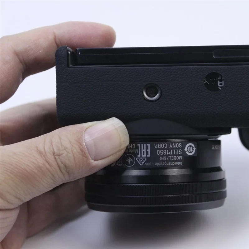 Soft Silicone Camera Case Protector Sleeve Cover for Sony ZV-E10 Camera - Black