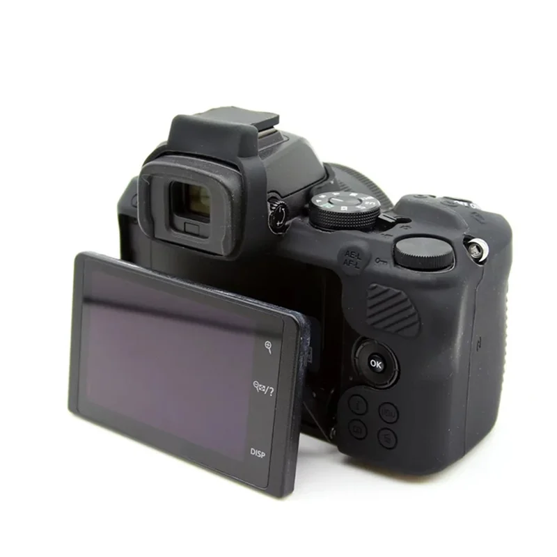 For Nikon Z50 Digital Camera Soft Silicone Case Portable Protective Cover - Black
