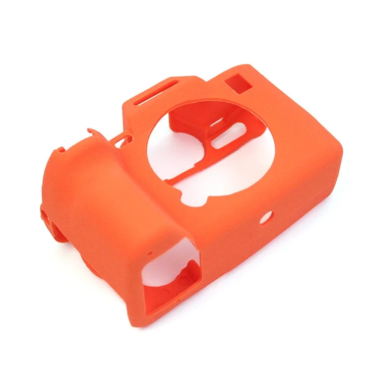 For Sony A7M4 Well-Protective Anti-collision Environmental Friendly Silicone Camera Protective Cover Case - Orange