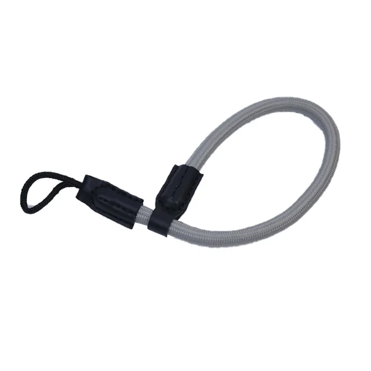 For Sony A7R III/A7M4/Canon EOS R5/R6/200D/850D Nylon DSLR Camera Wrist Strap Hand Grip - Grey