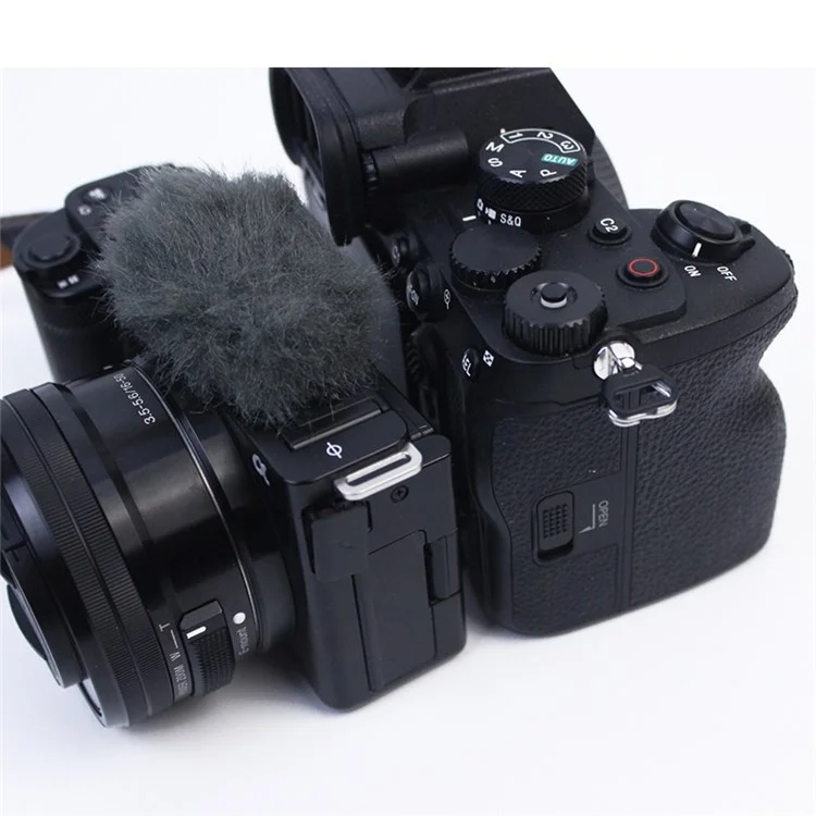 Pour Sony A7R Iii / A7m4 / Fujifilm X-t30 / X-t4 / X-s10 / X-t200 Non Réglable DSLR Caméra DSLR Nylon - le Noir