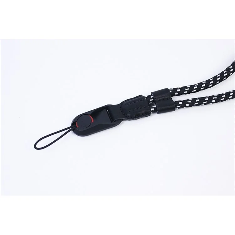 Camera Hanging Strap for Fujifilm XT4 XS10 Sony A7M4 A7C Nylon Quick Release Carrying Rope - Black