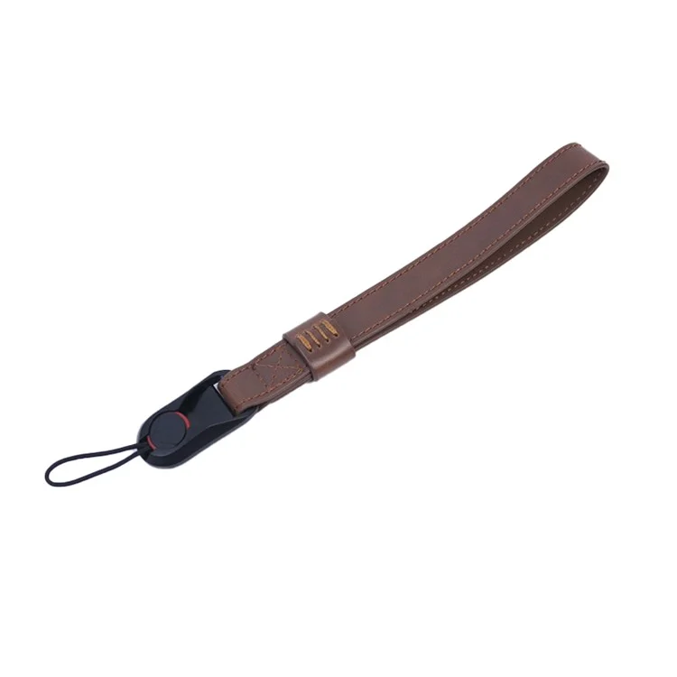 Pour Fujifilm XT4 XS10 Sony A7M4 A7r3 Quick Release Carrying Rope PU Leather Camera Hanging Strap - Coffee