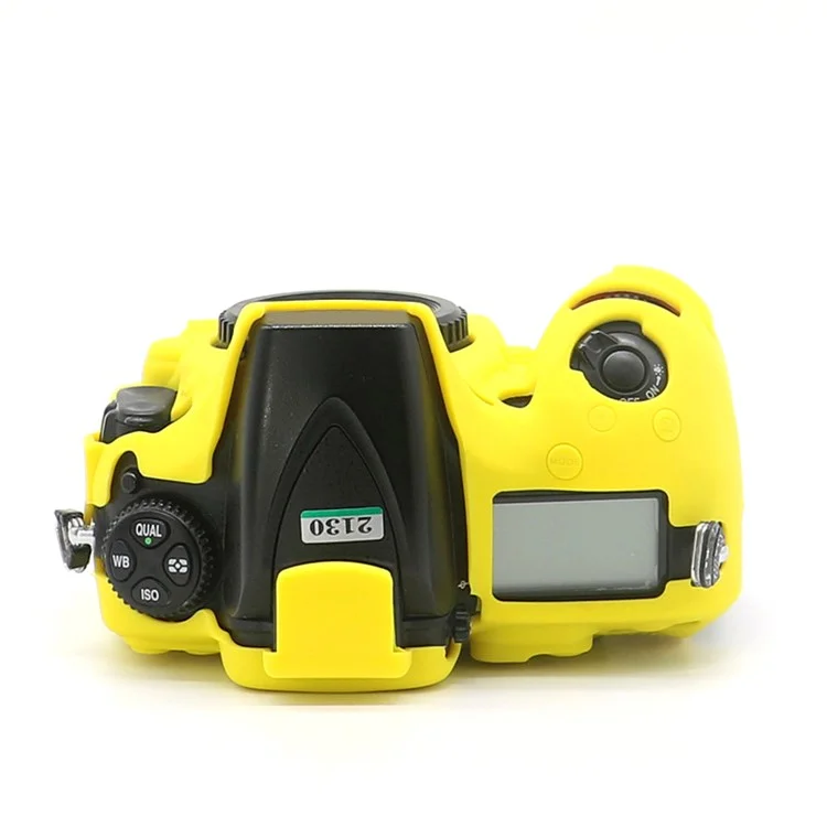 Для Nikon D810 DSLR Camera Soft Protective Cover Anti-scratch Shockproof Silicone Case - Yellow