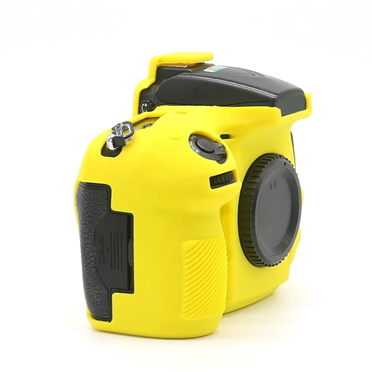 Для Nikon D810 DSLR Camera Soft Protective Cover Anti-scratch Shockproof Silicone Case - Yellow