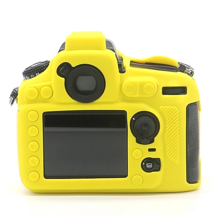 Для Nikon D810 DSLR Camera Soft Protective Cover Anti-scratch Shockproof Silicone Case - Yellow