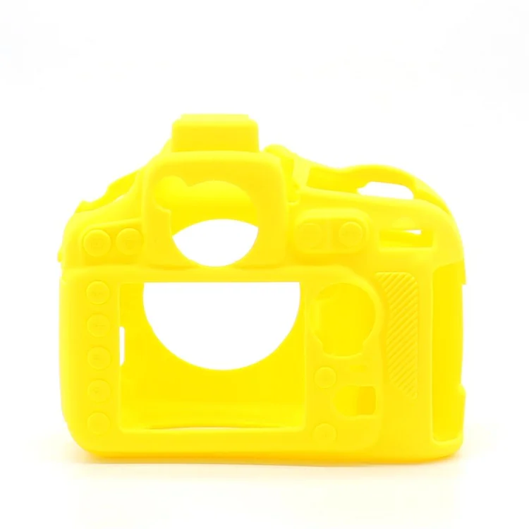 Для Nikon D810 DSLR Camera Soft Protective Cover Anti-scratch Shockproof Silicone Case - Yellow