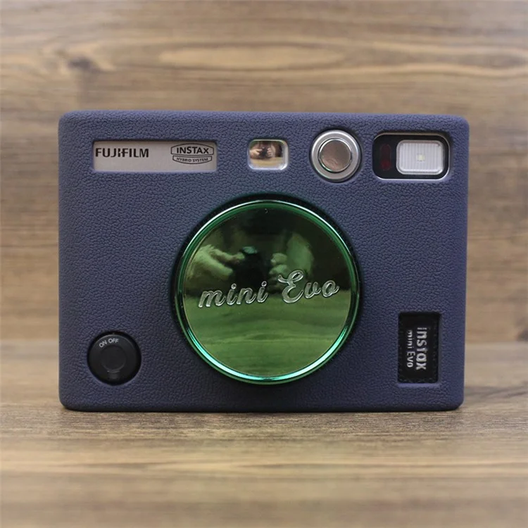 For Fujifilm Instax Mini Evo Camera Soft Protective Cover Anti-scratch Shockproof Silicone Case - Blue