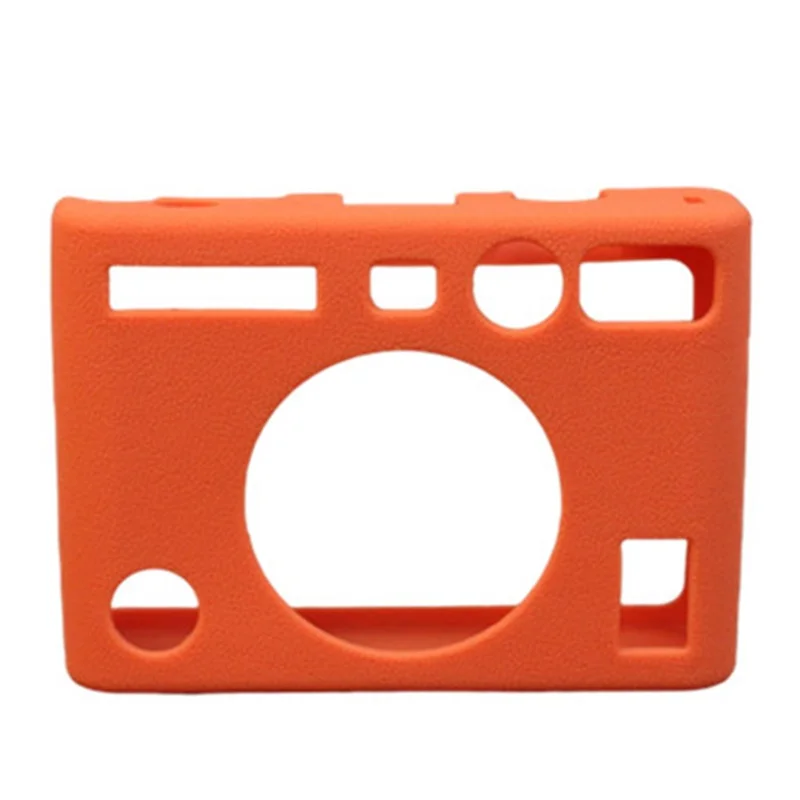 For Fujifilm Instax Mini Evo Camera Soft Protective Cover Anti-scratch Shockproof Silicone Case - Orange