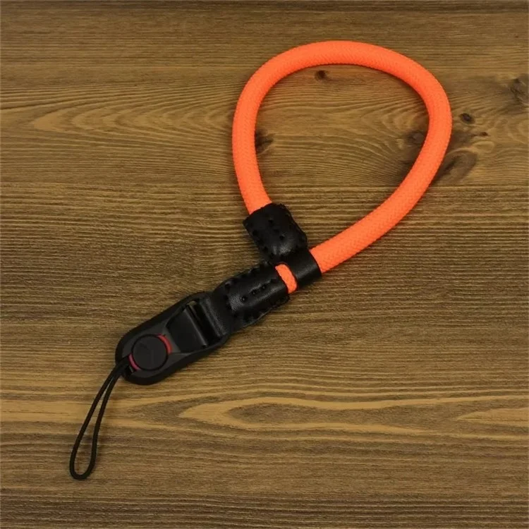 Tragbarer DSLR -kamera Handband Schnellverschluss Schnalle Handgelenksgurt - Orange