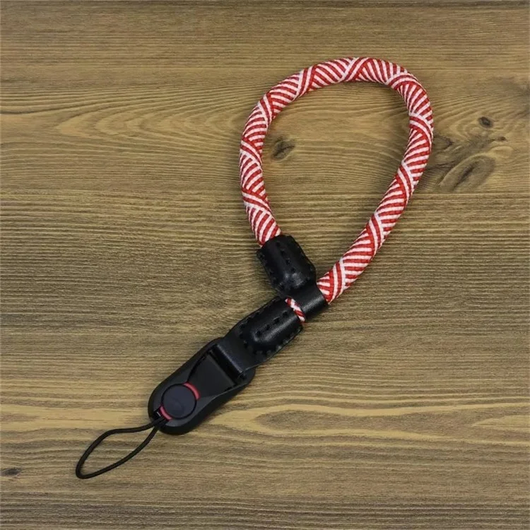 Portable DSLR Camera Hand Strap Quick Release Buckle Nylon Camera Wrist Strap - Style D