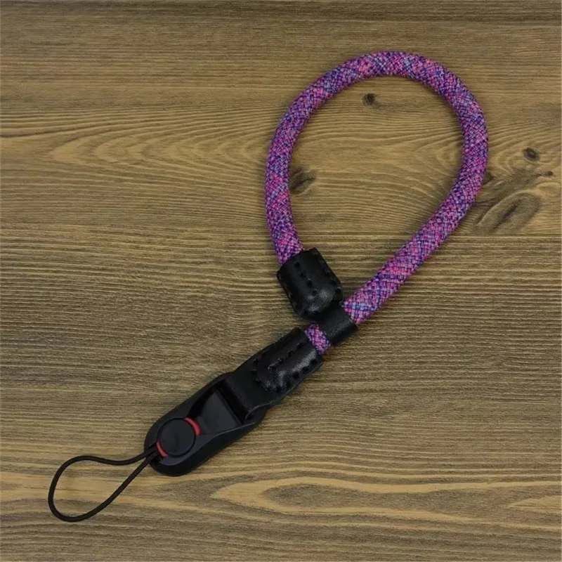 Portable DSLR Camera Hand Strap Quick Release Buckle Nylon Camera Wrist Strap - Style H