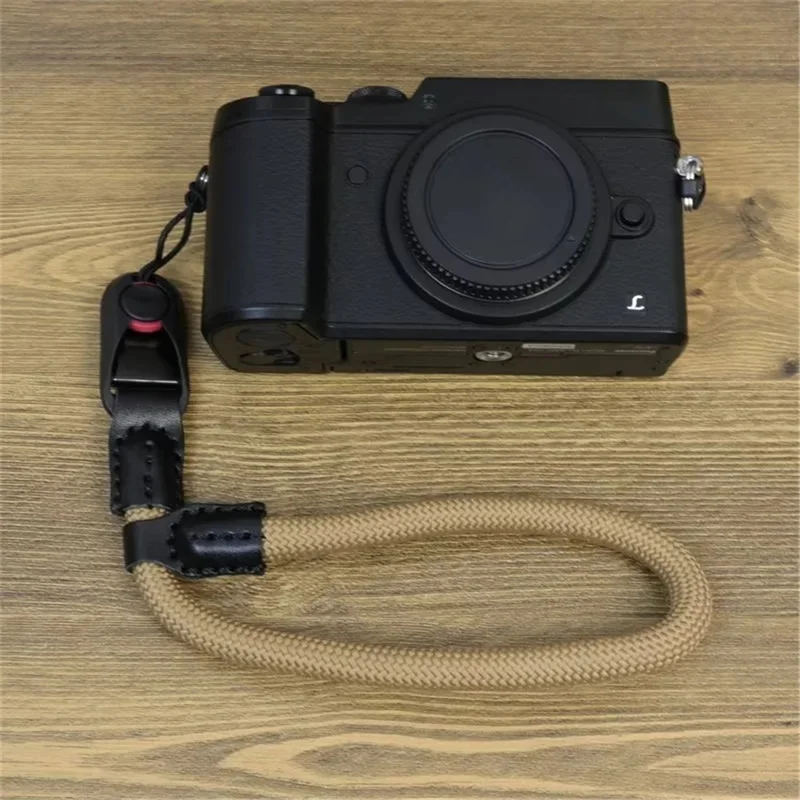 Portable DSLR Camera Hand Strap Quick Release Buckle Nylon Camera Wrist Strap - Style H