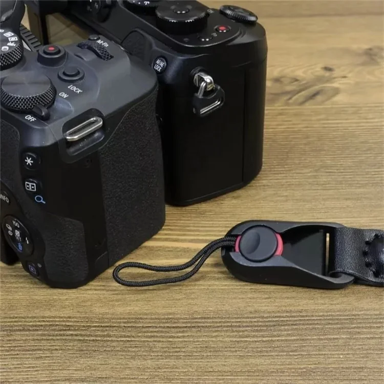 Portable DSLR Camera Hand Strap Quick Release Buckle Nylon Camera Wrist Strap - Blackish Green