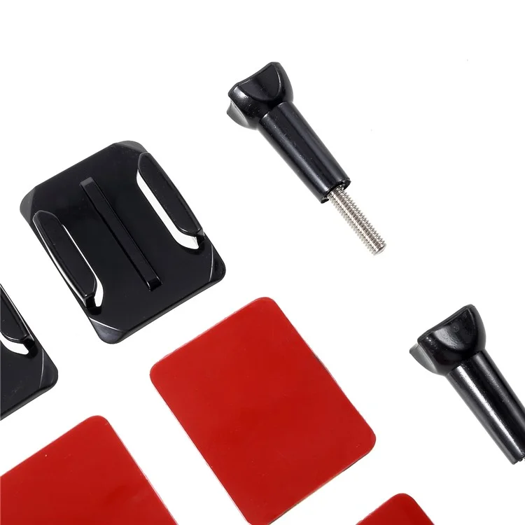 Ensemble de montage rotatif pour menton/mâchoire de casque AT833 23-en-1 pour caméras GoPro Hero4 Session/Hero 7/6/5/4/3+/3/2/1/ SJCAM