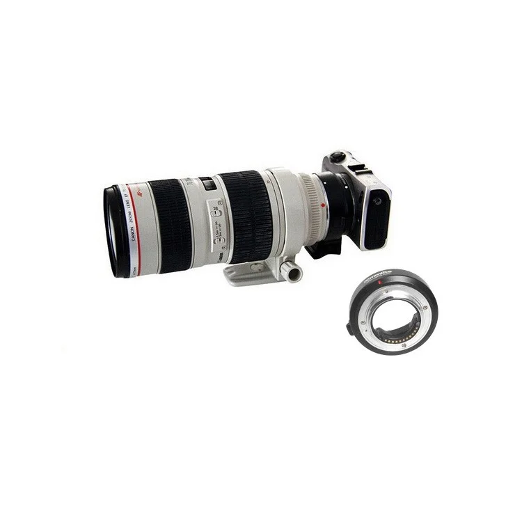 COMMLITE Electronic Aperture Control Adapter Canon EOS EF Lens to Panasonic LUMIX GH2 GH3 GH4 Olympus Micro 4/3 MFT