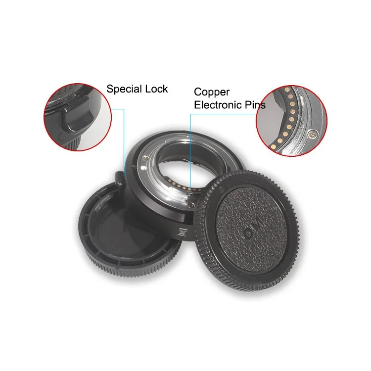 COMMLITE Electronic Aperture Control Adapter Canon EOS EF Lens to Panasonic LUMIX GH2 GH3 GH4 Olympus Micro 4/3 MFT