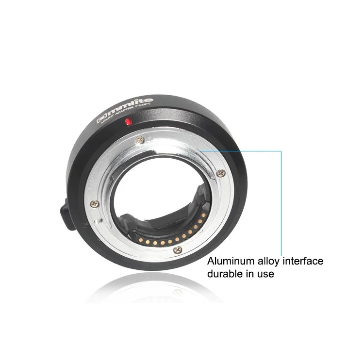 Commlite FT-MFT Lens Mount Adapter for Olympus OM Zuiko 4/3 (OM 4/3) Lens to Micro 4/3 (MFT) Camera with Auto-Exposure/Auto-Focus for Olympus PEN E-P1 and for Panasonic Lumix DMC-G1/ DMC-GH1/DMC-GF1