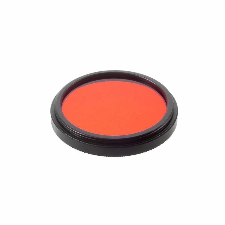 Universal 37mm Complete Graduated Color Filter Lens for Camera - Red