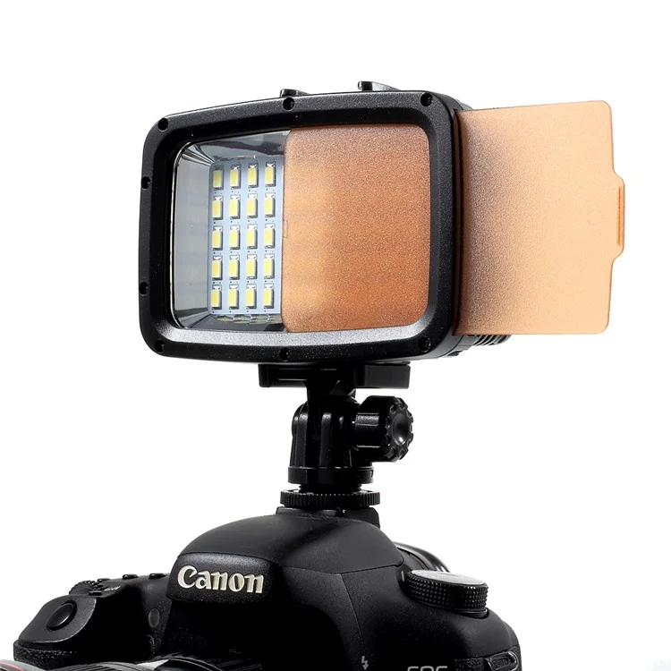 60-LED Underwater 40m 1800LM Diving Lamp Waterproof LED Video Light Lamp for GoPro