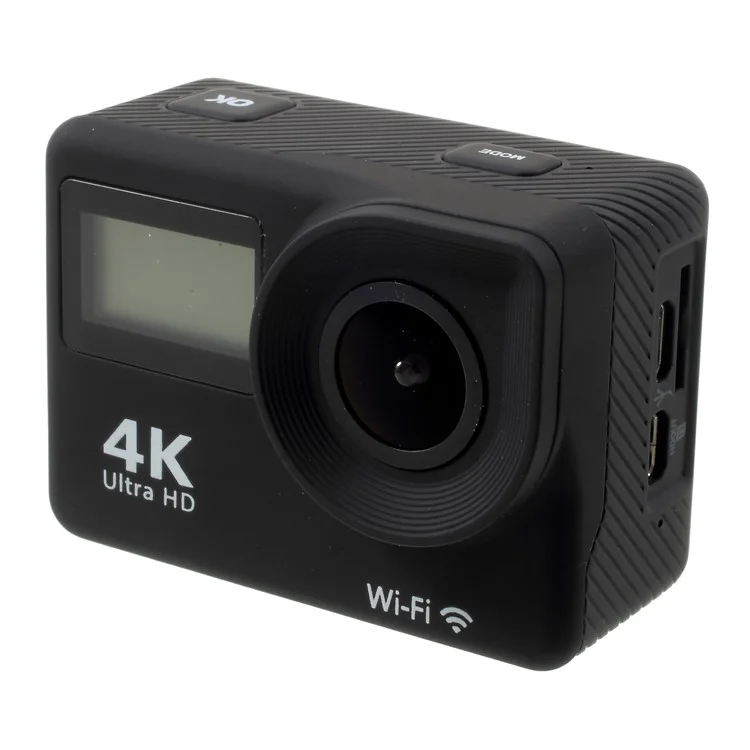 K2TD Double Screen WiFi Mini Camera Waterproof 4K Ultra HD Action Camera Outdoor DV Sports Camera
