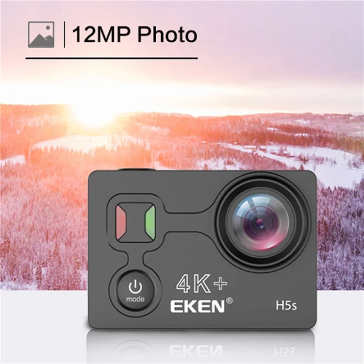 EKEN H5S WiFi Mini Camera 2.0-inch Touch Screen 4K Ultra HD Action Sports Camera