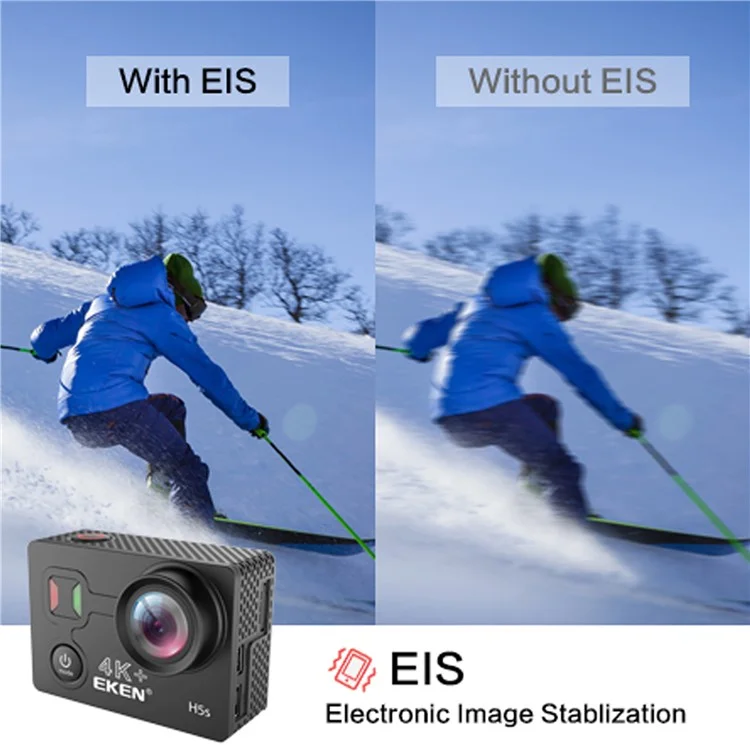 EKEN H5S WiFi Mini Camera 2.0-inch Touch Screen 4K Ultra HD Action Sports Camera