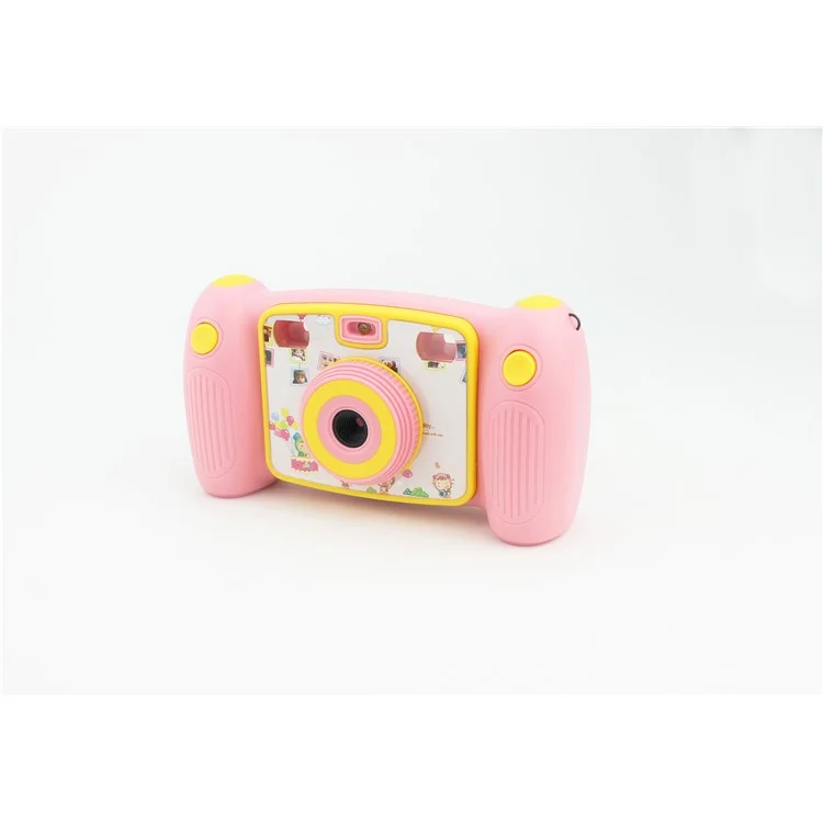 H129 Cute Portable 2.0-inch 1.3MP Children Camera Video Camcorder - Pink