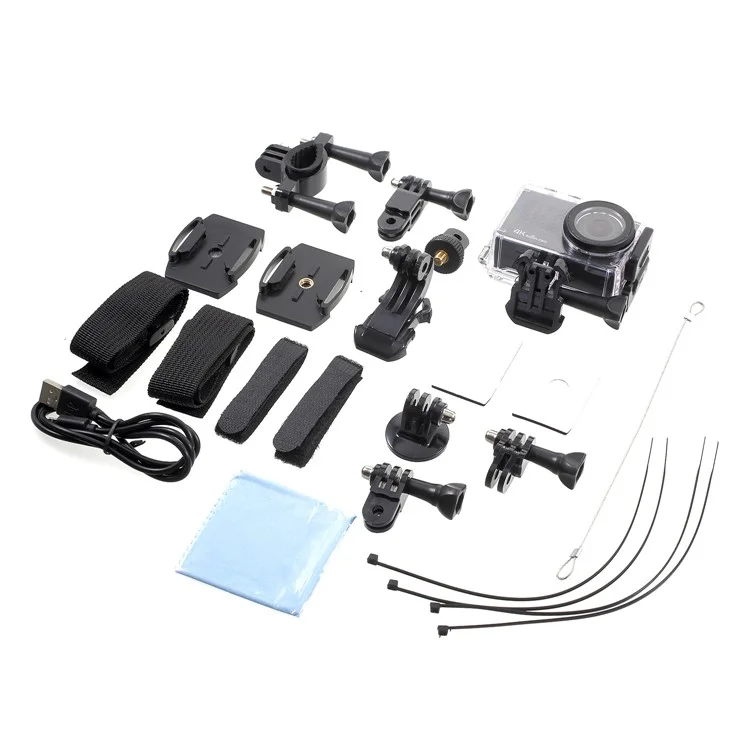 D2 Dual Lens WiFi Camera 2-inch Screen Ultra HD 1080P 4K Sports Action Camera 150° Wide Angle