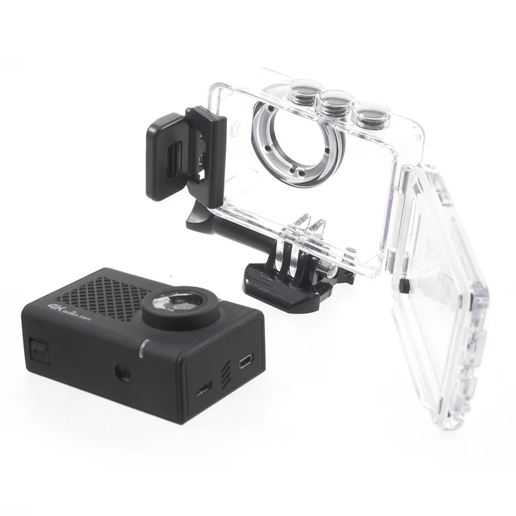 D2 Dual Lens WiFi Camera 2-inch Screen Ultra HD 1080P 4K Sports Action Camera 150° Wide Angle